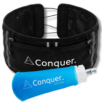 Laufgürtel inkl. Laufflasche 500ml | Verstellbarer Running Belt Set