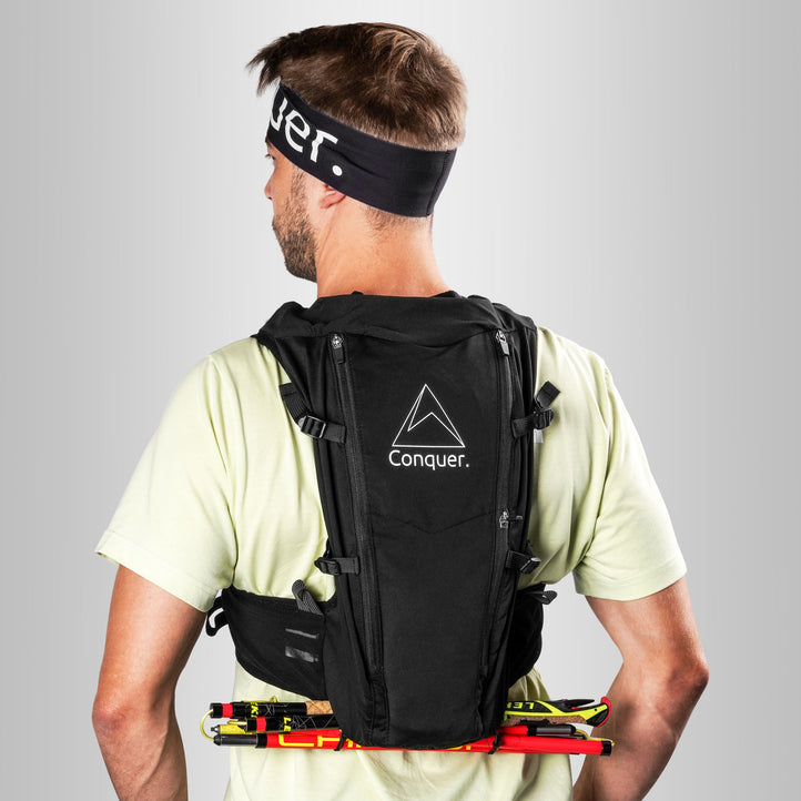 Restposten: Laufweste 15L mit Trinkblase & 2x Flasks