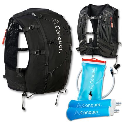 Neu: Laufweste 15L mit Trinkblase & 2x Flasks