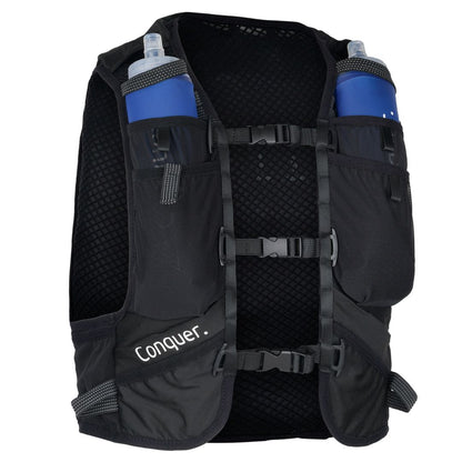 Clearance item: Running vest 15L with hydration bladder &amp; 2x flasks for men/women