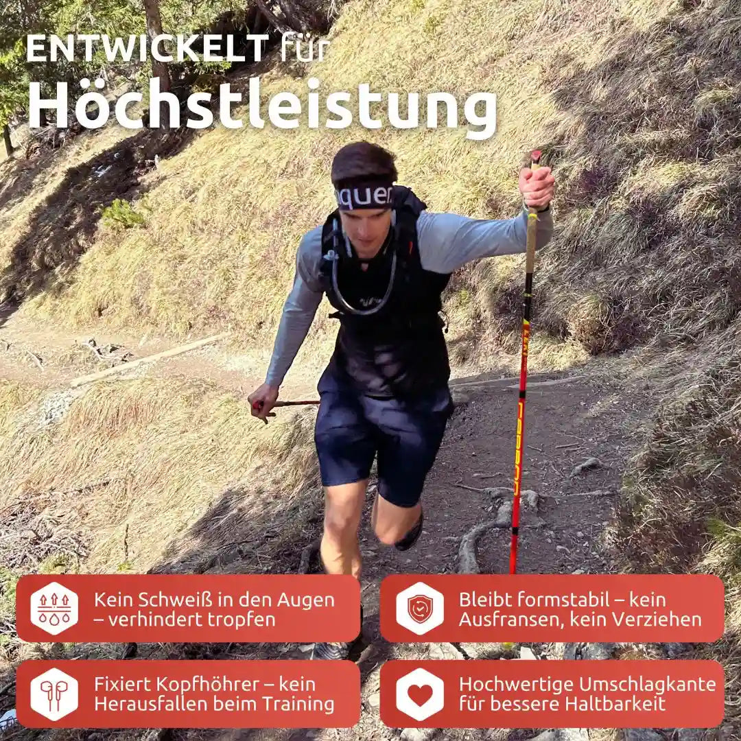 Sportstirnband Herren/ Damen - Conquer.