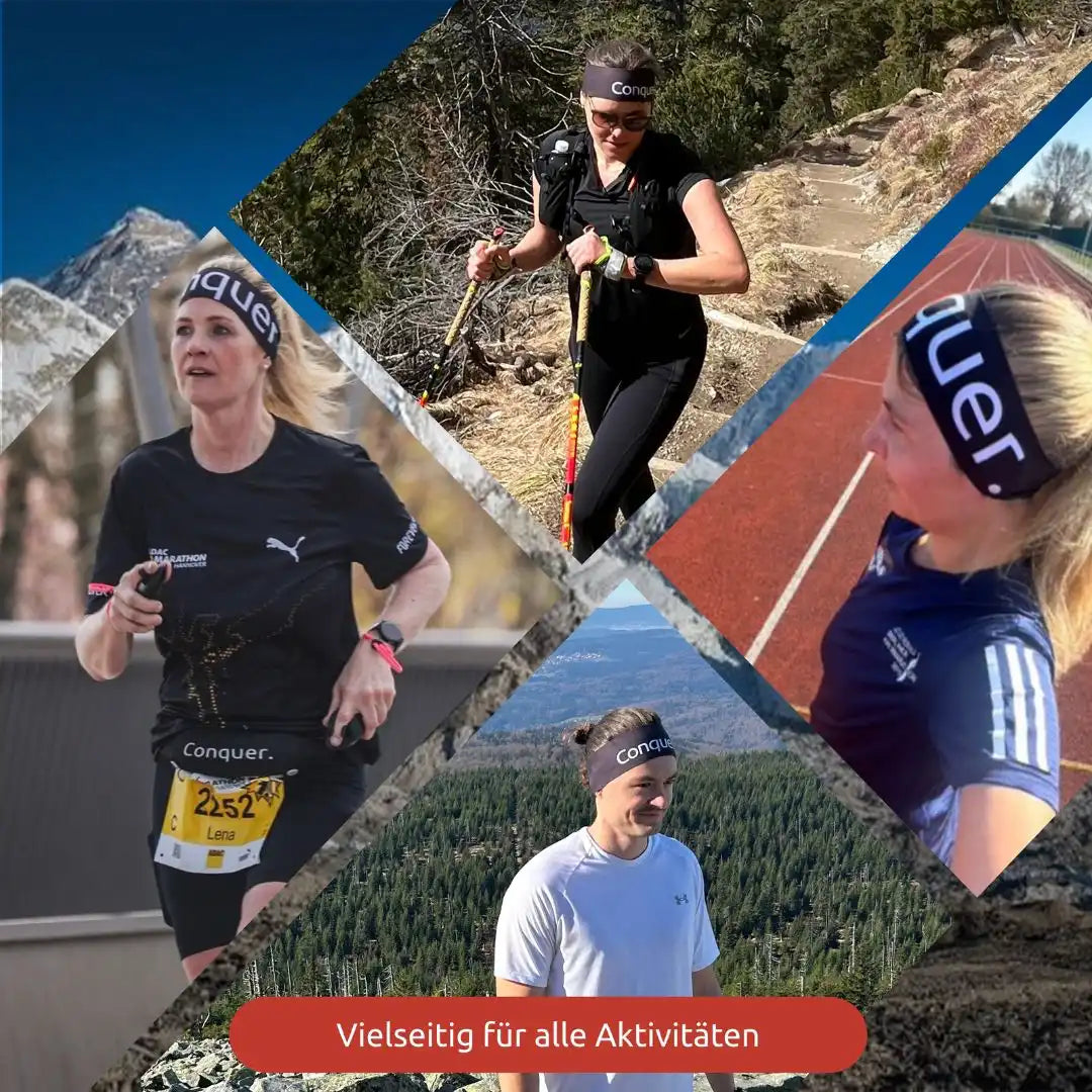 Sportstirnband Herren/ Damen - Conquer.