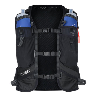 Conquer. Laufweste 15L Unisex incl. 2 flexiblen Trinkflaschen