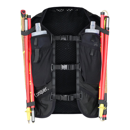 Conquer. Laufweste 15L Unisex incl. 2 flexiblen Trinkflaschen