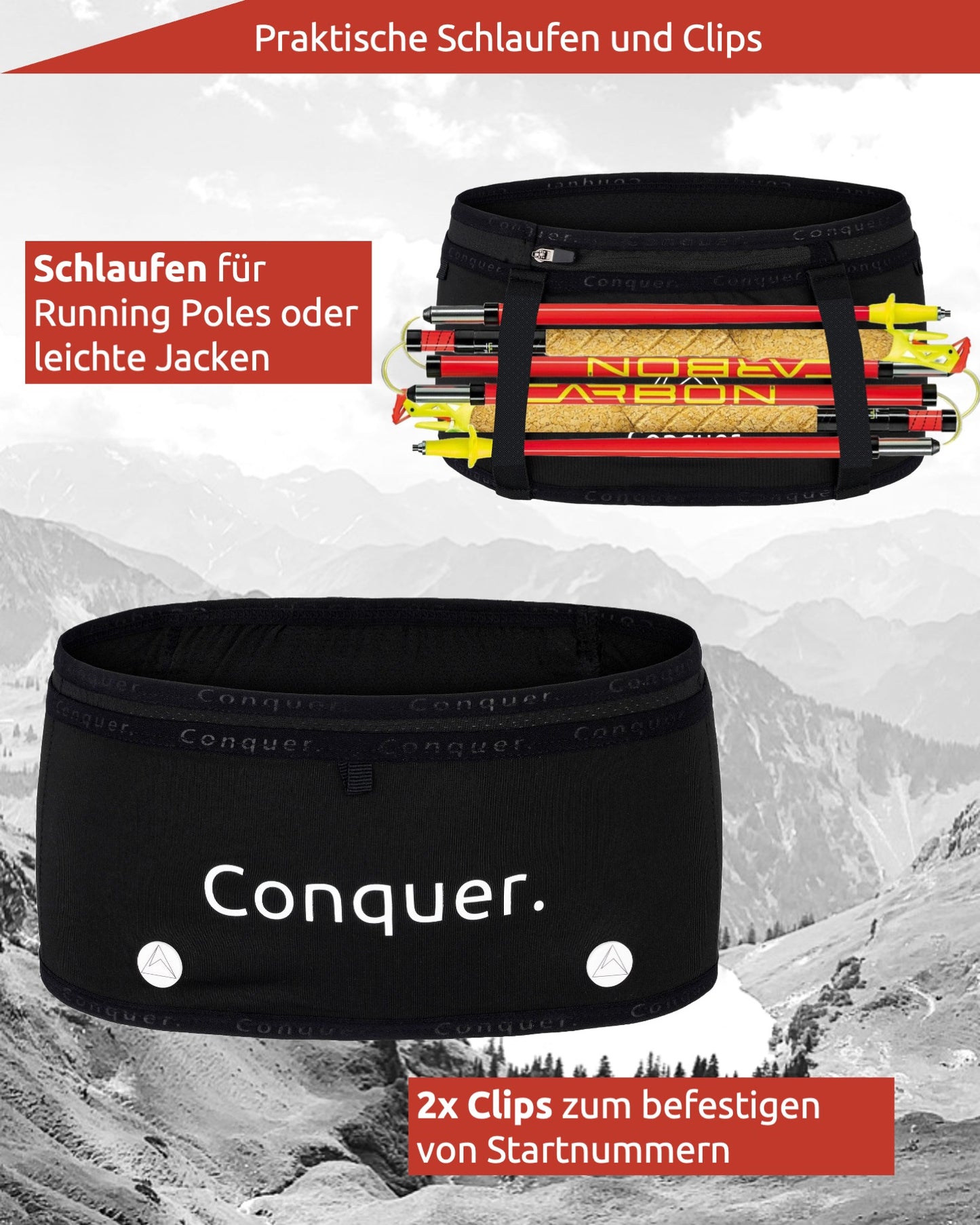 Conquer. Running belt Speed ​​Running Belt