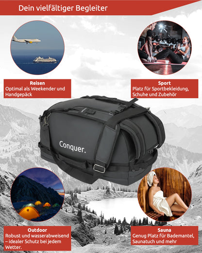 Conquer. Duffle Bag 45 L