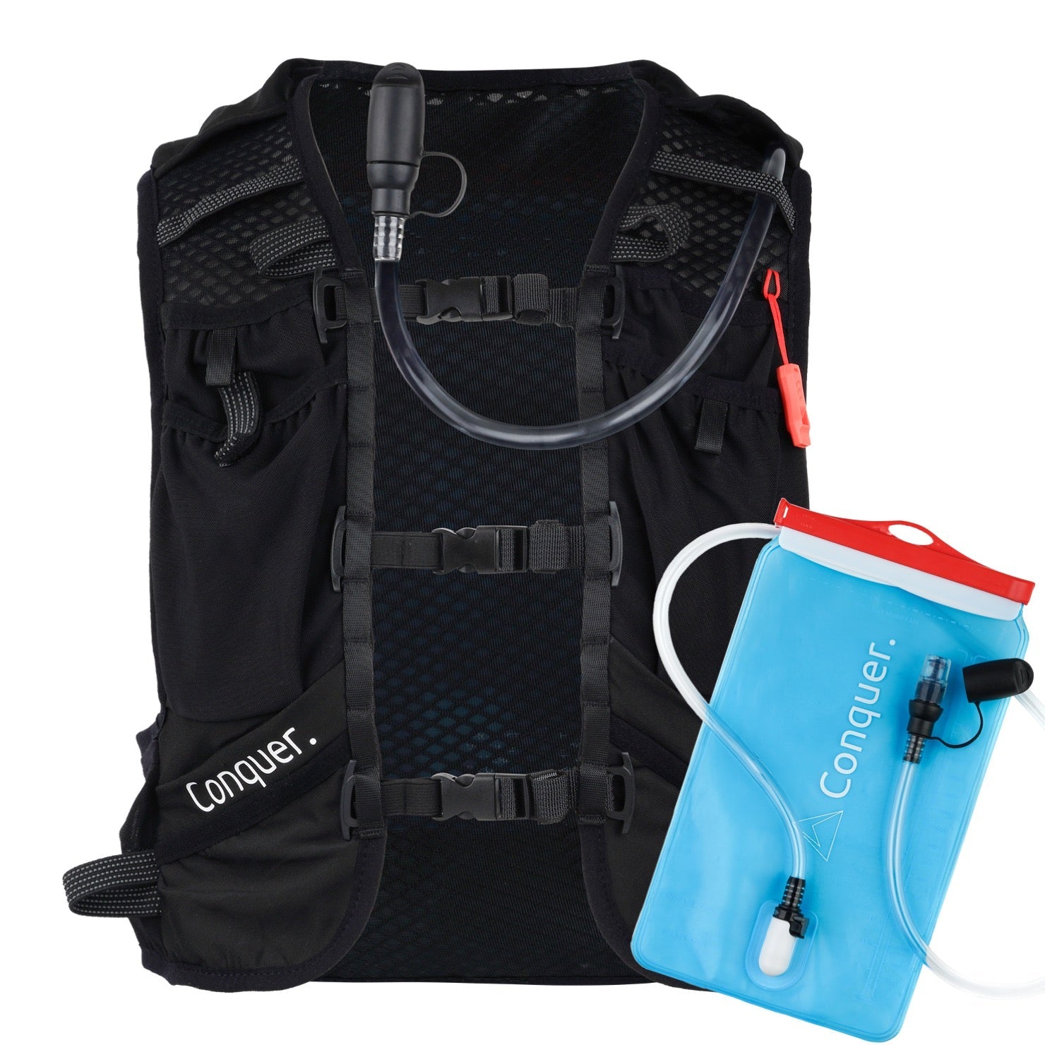 Restposten: Laufweste 15L mit Trinkblase 2L Herren/ Damen - Conquer.